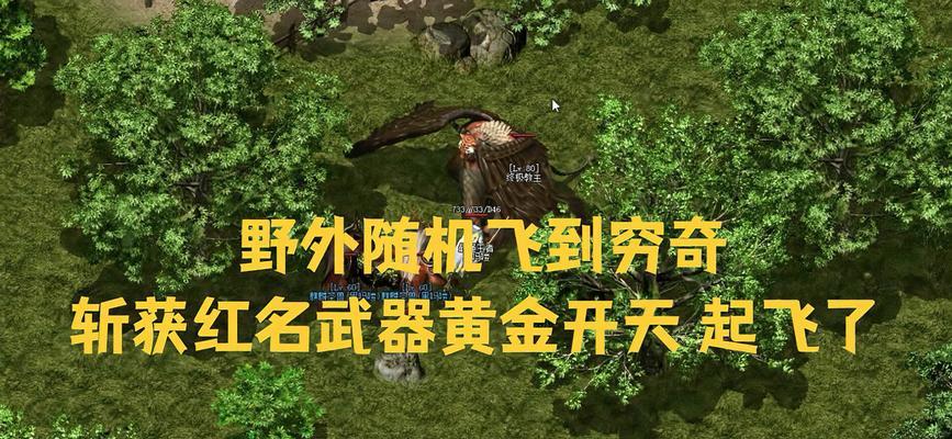热血传奇游戏飞随机操作指南？