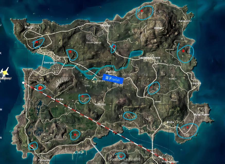 绝地求生中密道入口在哪里？